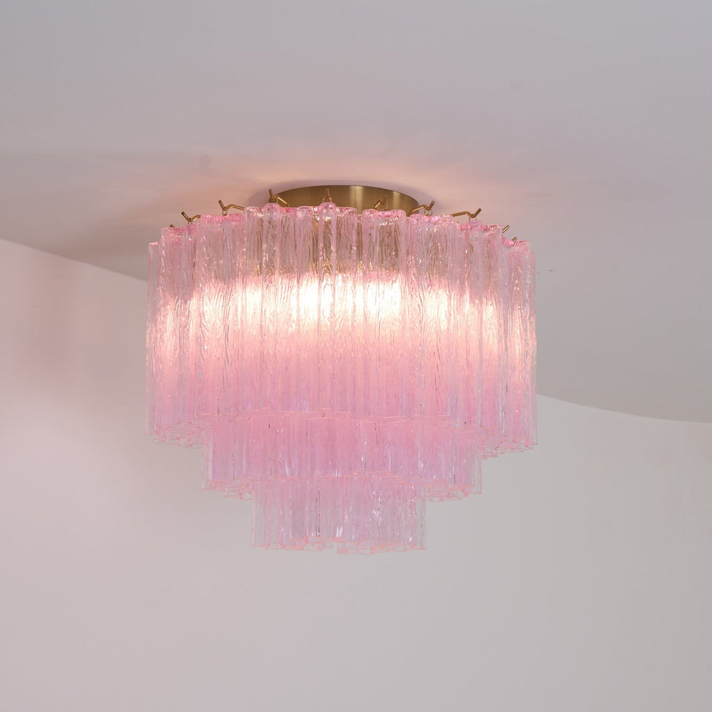 Murano Pink Glass Ceiling Light by FIFTH & BEAM — product view 35