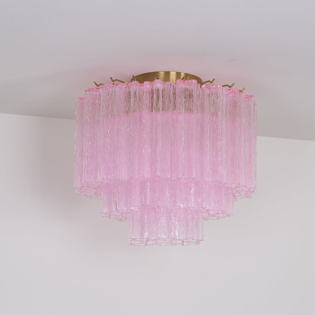 Murano Pink Glass Ceiling Light by FIFTH & BEAM — product view 21