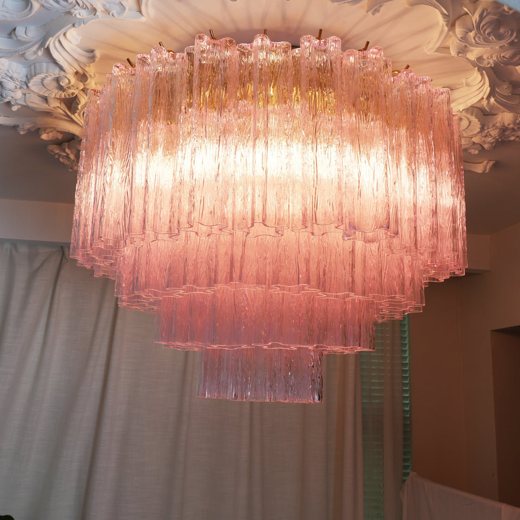 Murano Pink Glass Ceiling Light by FIFTH & BEAM — product view 37