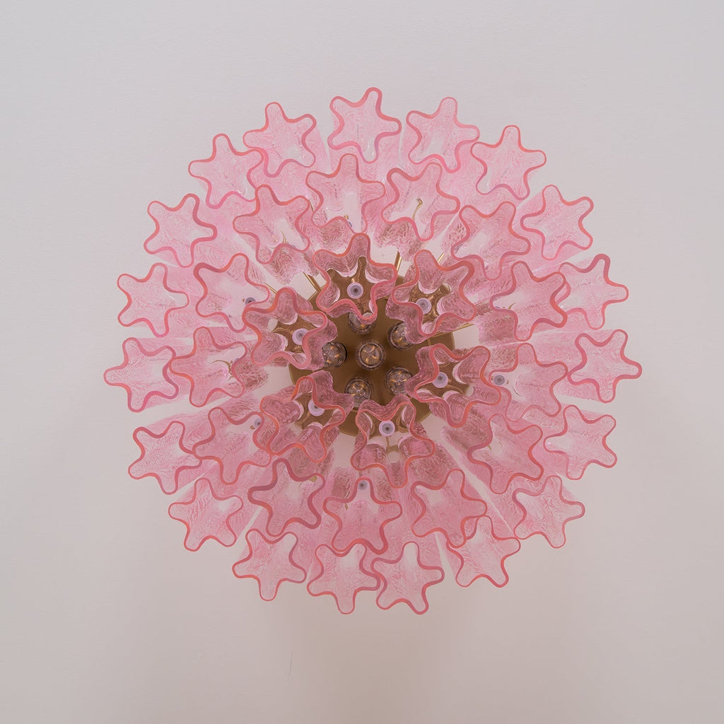 Murano Pink Glass Ceiling Light by FIFTH & BEAM — product view 22