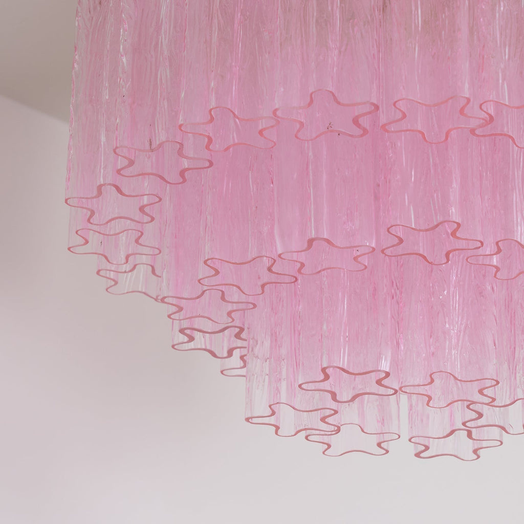 Murano Pink Glass Ceiling Light by FIFTH & BEAM — product view 24