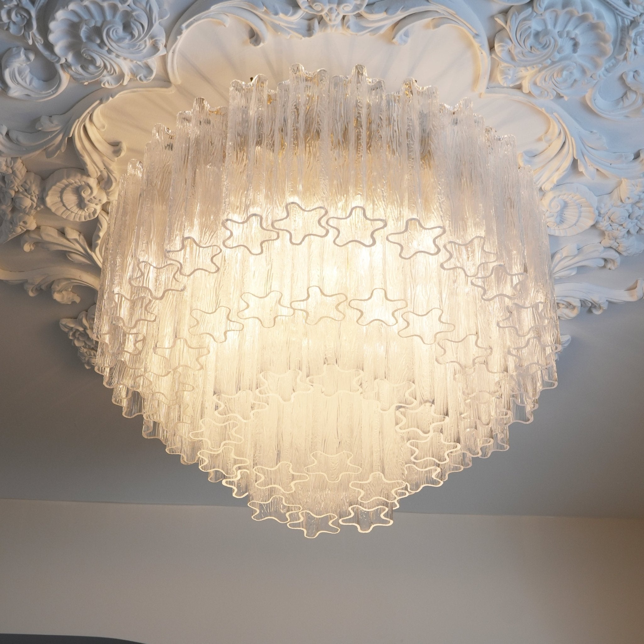 Murano Pink Glass Ceiling Light by FIFTH & BEAM — product view 43