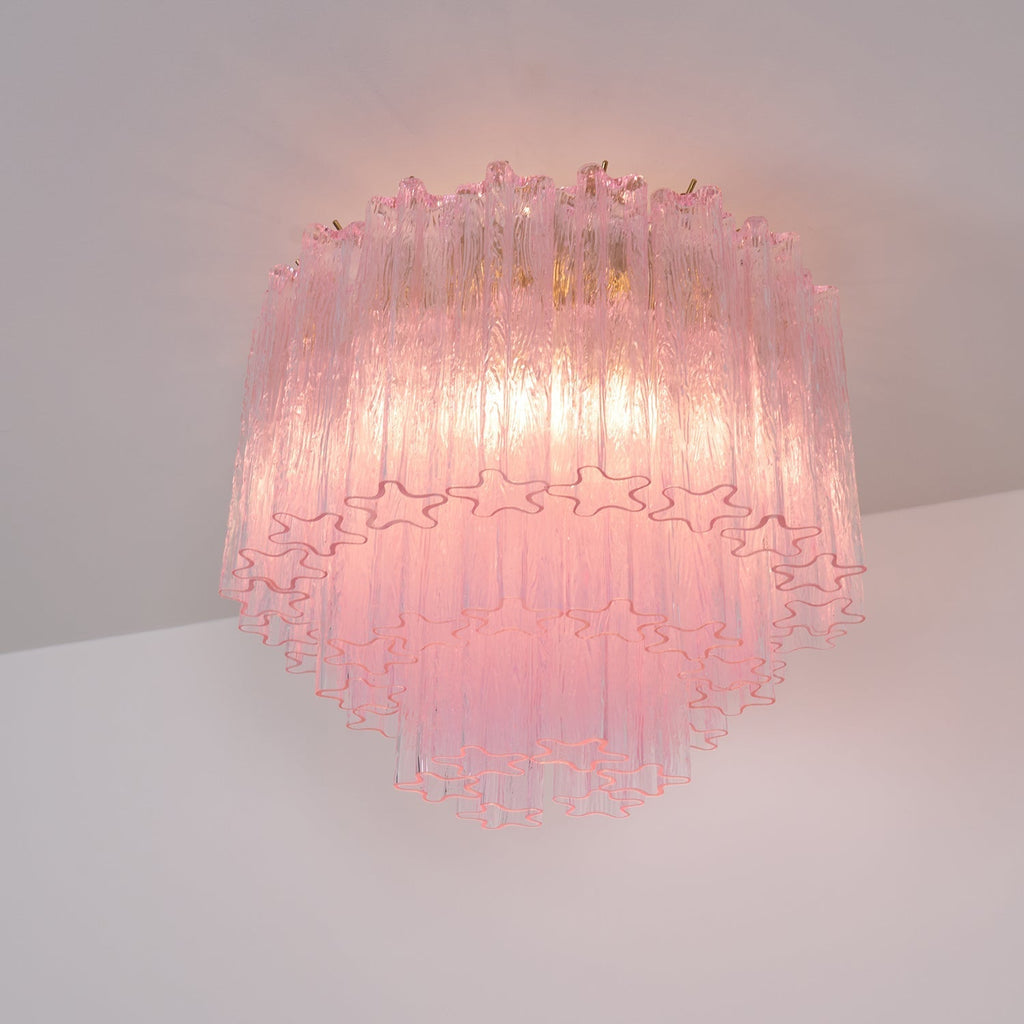 Murano Pink Glass Ceiling Light by FIFTH & BEAM — product view 27