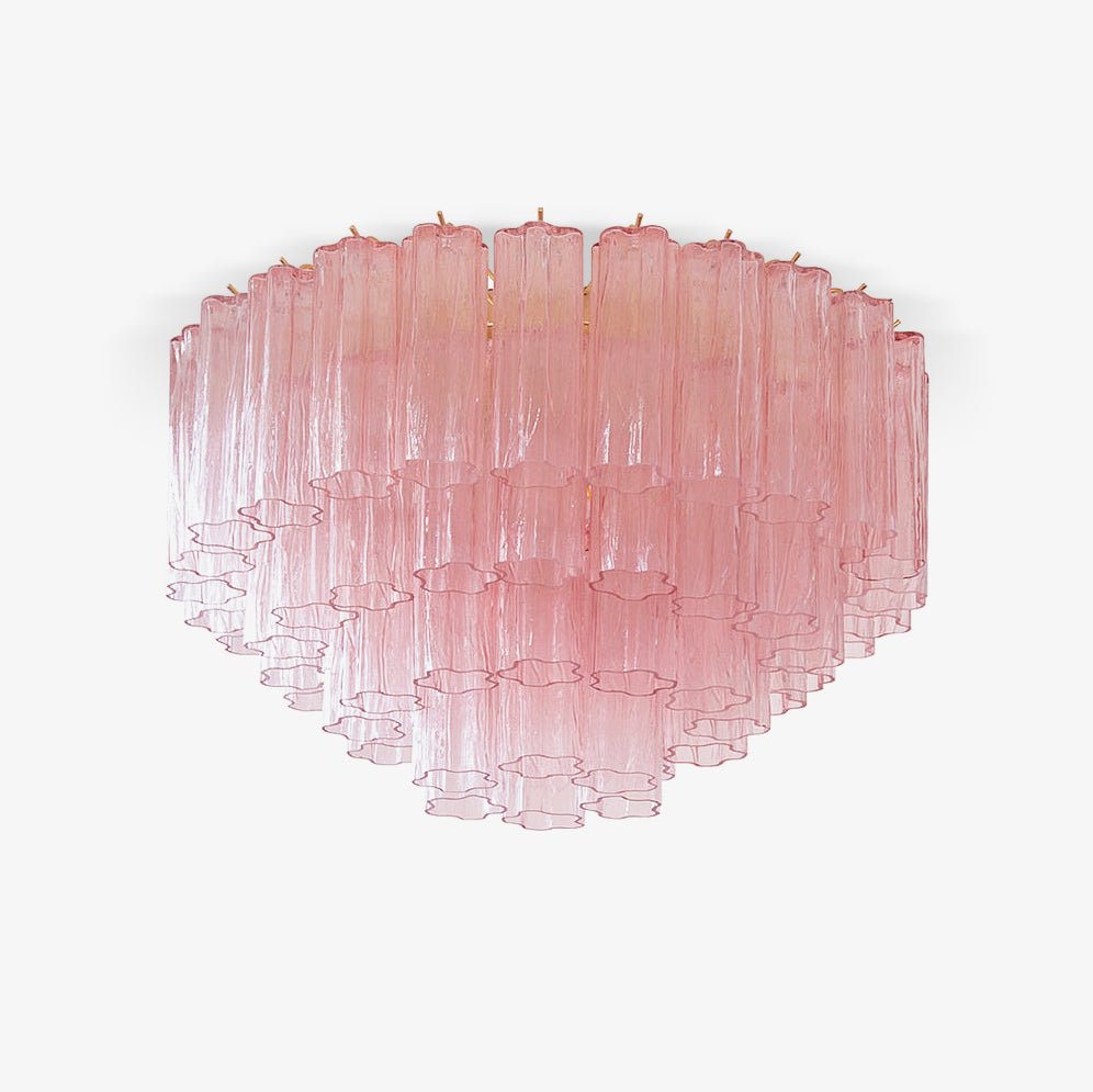 Murano Pink Glass Ceiling Light by FIFTH & BEAM — product view 1