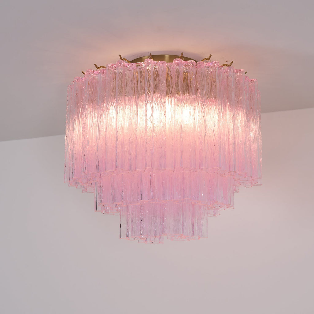 Murano Pink Glass Ceiling Light by FIFTH & BEAM — product view 29