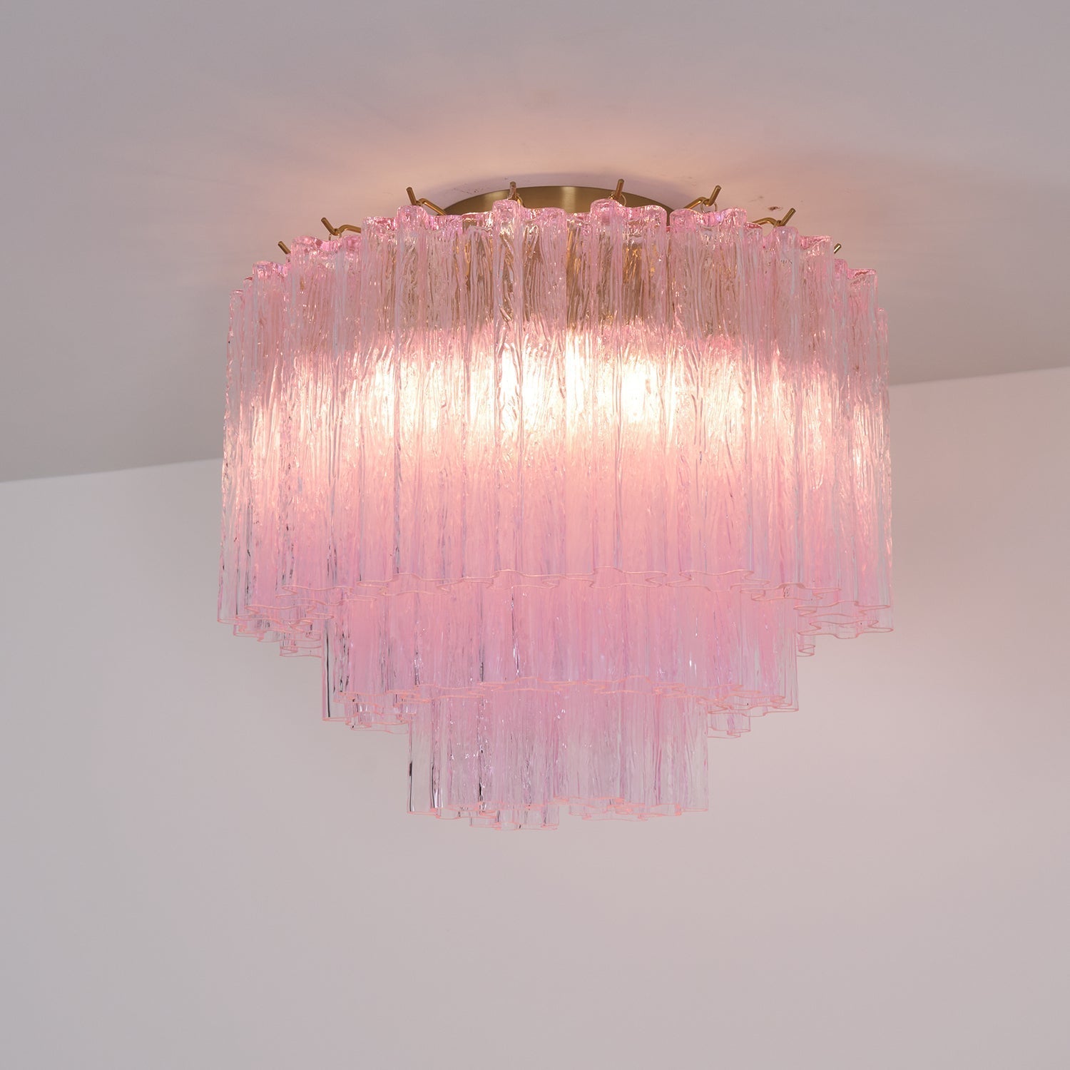 Murano Pink Glass Ceiling Light by FIFTH & BEAM — product view 29