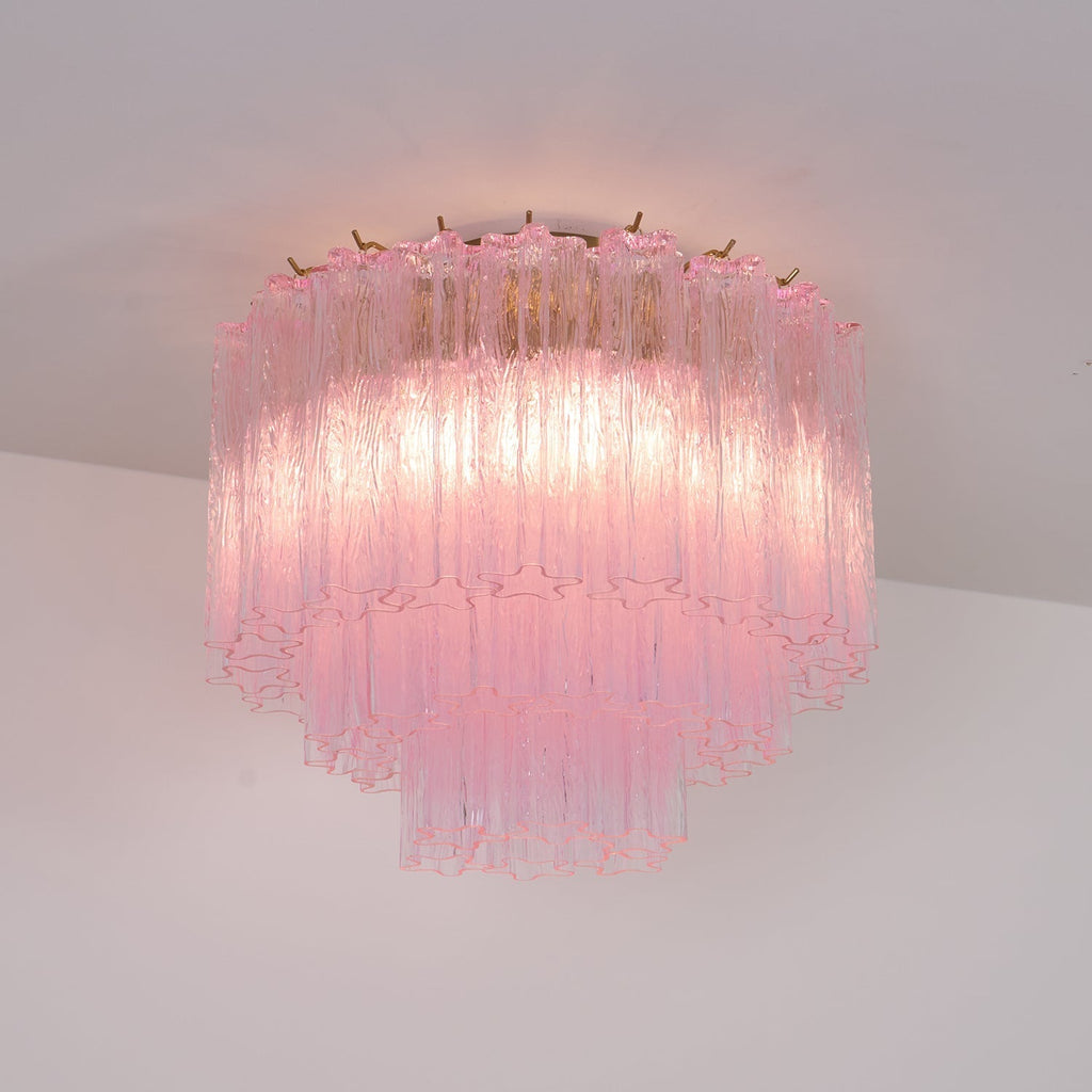 Murano Pink Glass Ceiling Light by FIFTH & BEAM — product view 31