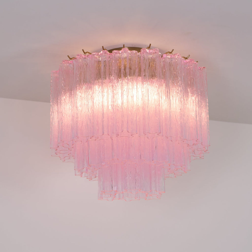 Murano Pink Glass Ceiling Light by FIFTH & BEAM — product view 32