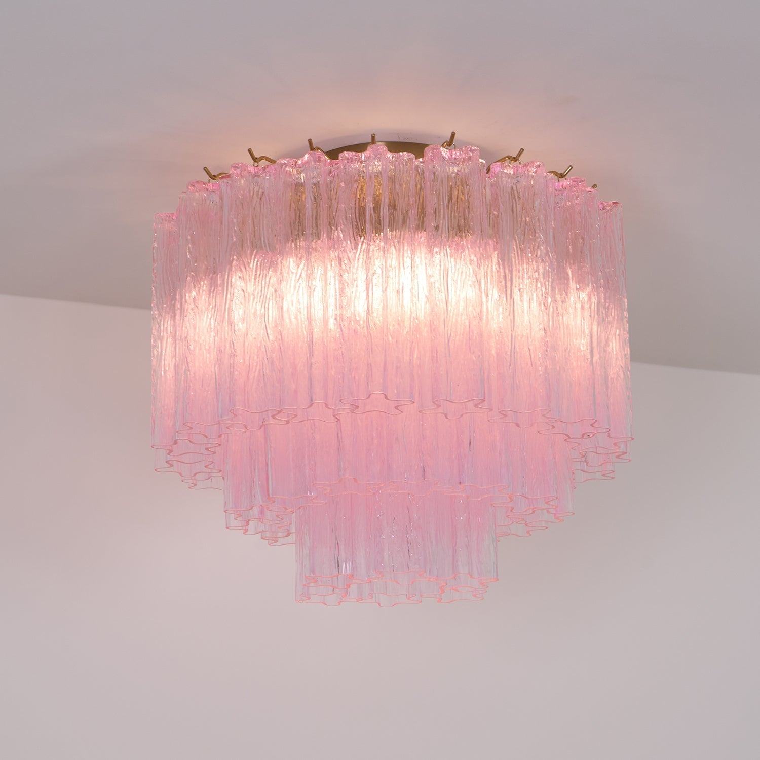 Murano Pink Glass Ceiling Light by FIFTH & BEAM — product view 32