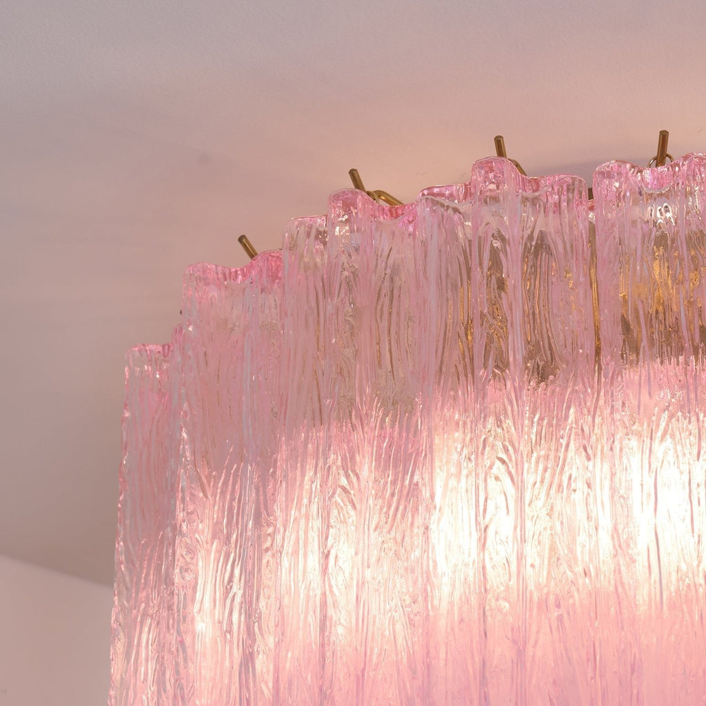 Murano Pink Glass Ceiling Light by FIFTH & BEAM — product view 6