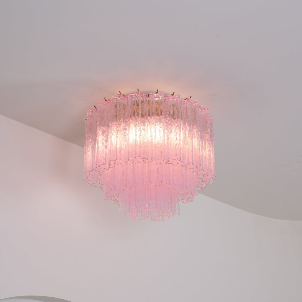 Murano Pink Glass Ceiling Light by FIFTH & BEAM — product view 33