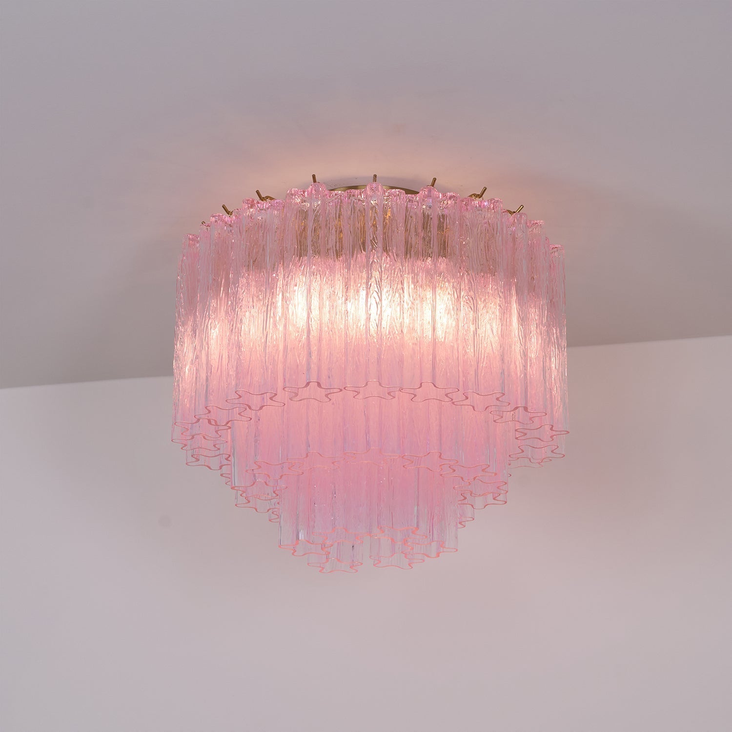 Murano Pink Glass Ceiling Light by FIFTH & BEAM — product view 11