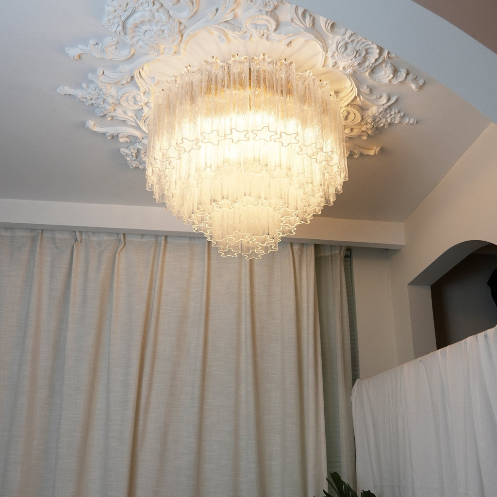 Murano Pink Glass Ceiling Light by FIFTH & BEAM — product view 44