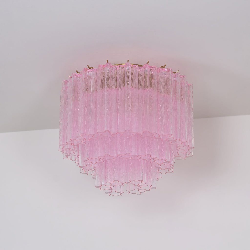 Murano Pink Glass Ceiling Light by FIFTH & BEAM — product view 13