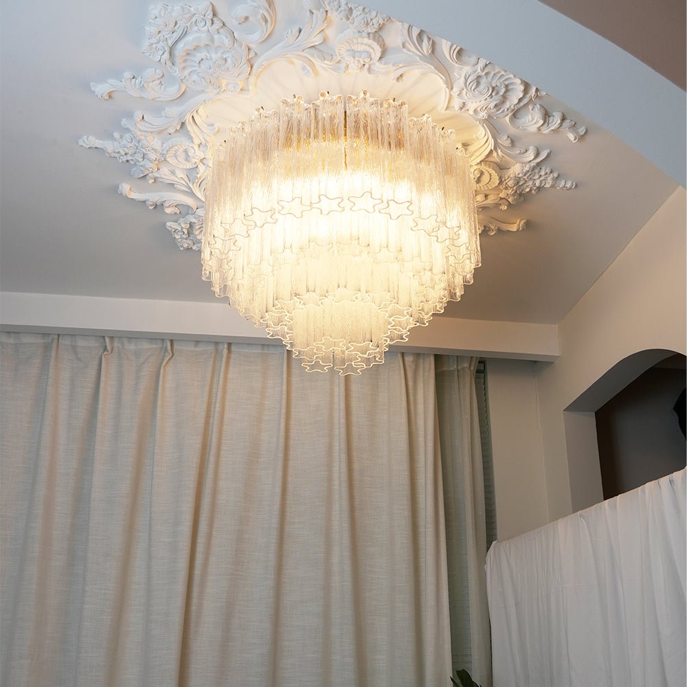 Murano Pink Glass Ceiling Light by FIFTH & BEAM — product view 34