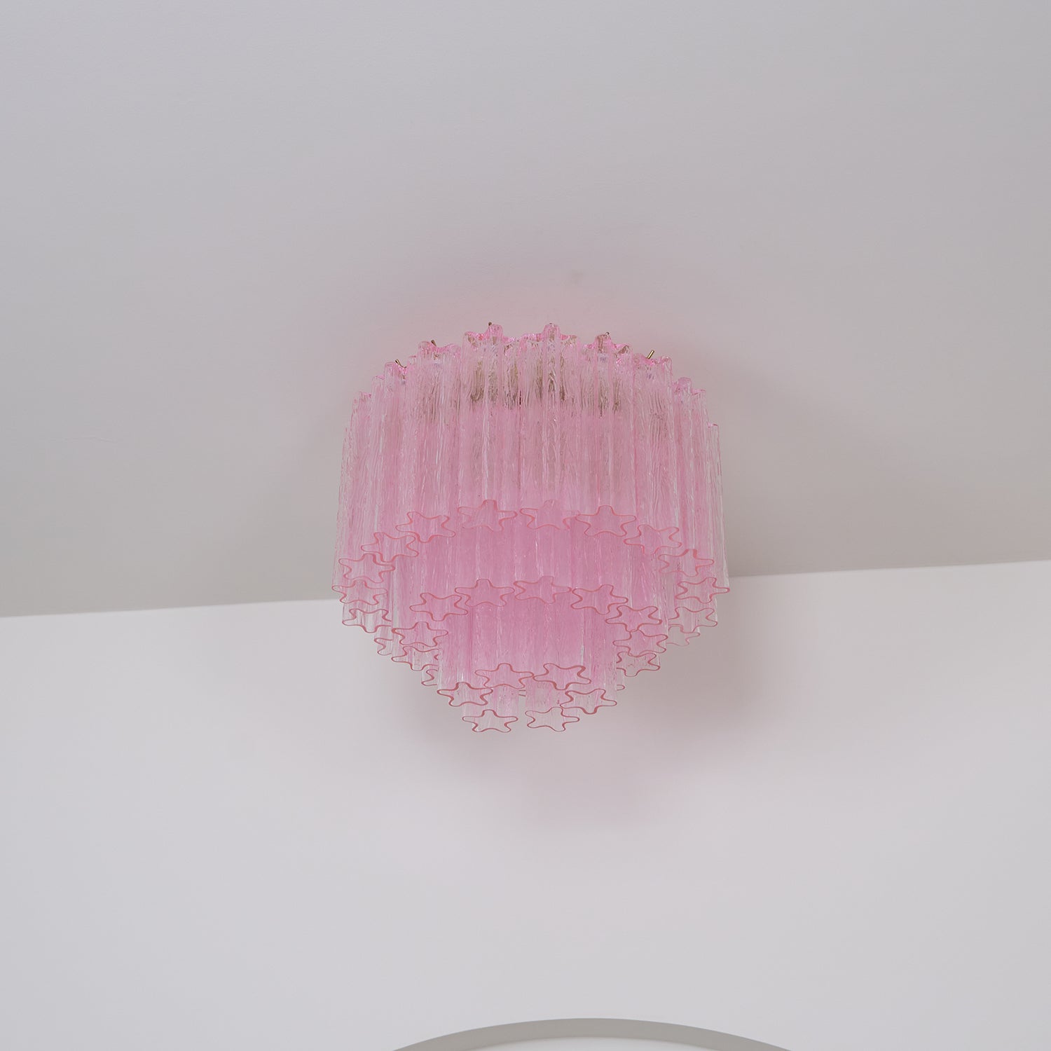Murano Pink Glass Ceiling Light by FIFTH & BEAM — product view 14