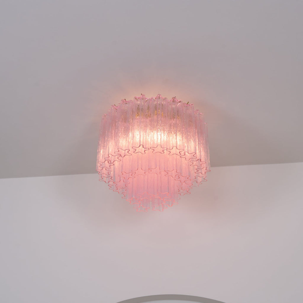 Murano Pink Glass Ceiling Light by FIFTH & BEAM — product view 15