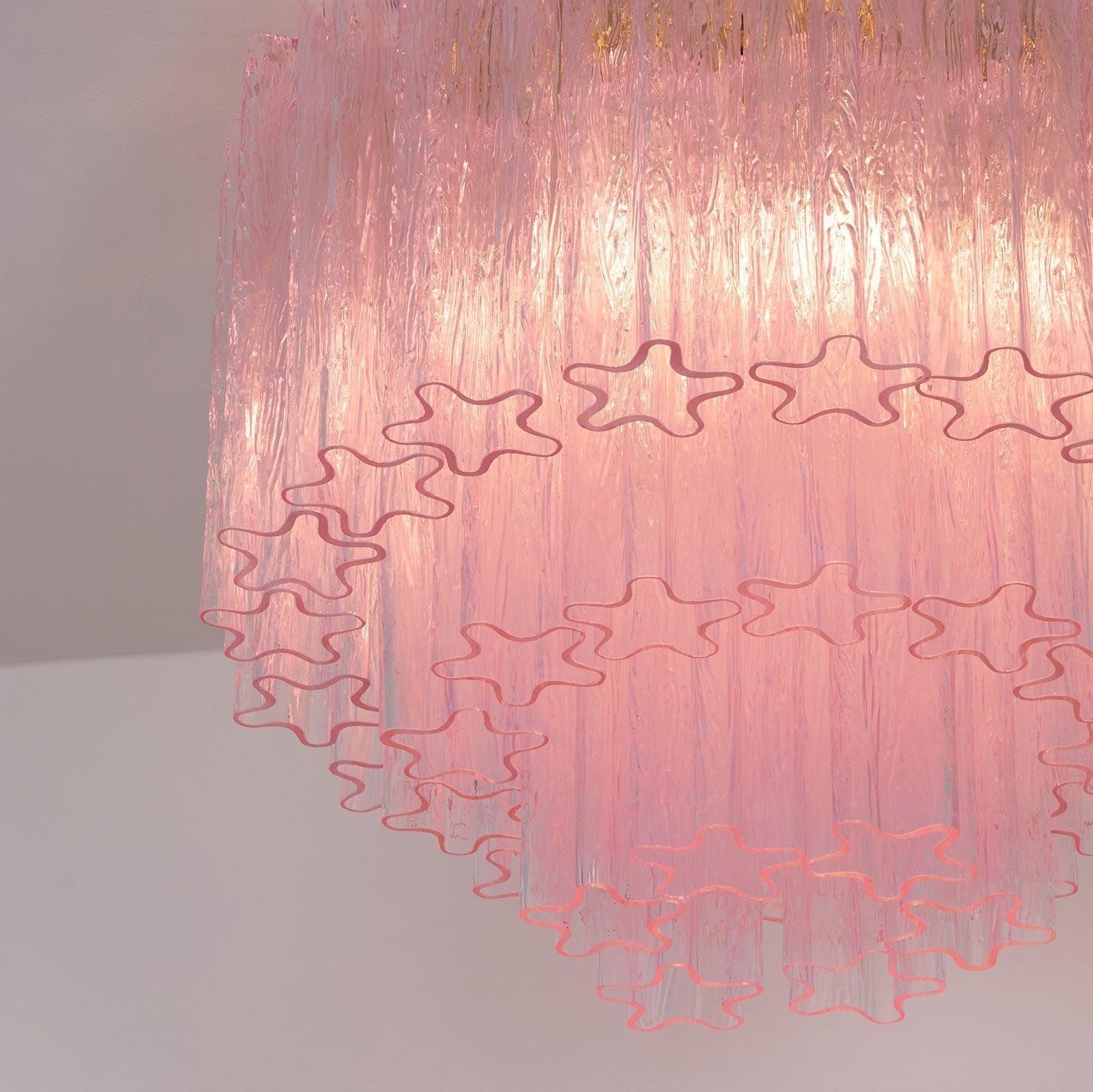 Murano Pink Glass Ceiling Light by FIFTH & BEAM — product view 16