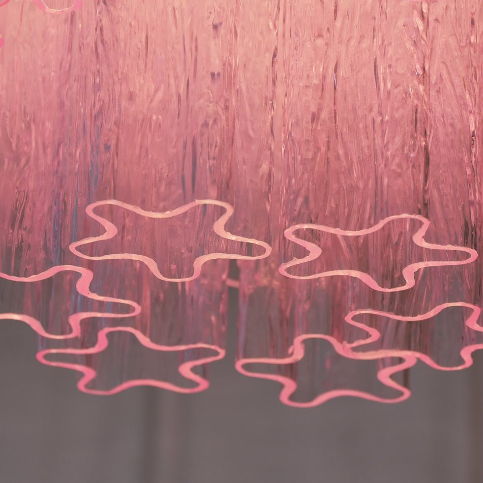 Murano Pink Glass Ceiling Light by FIFTH & BEAM — product view 7