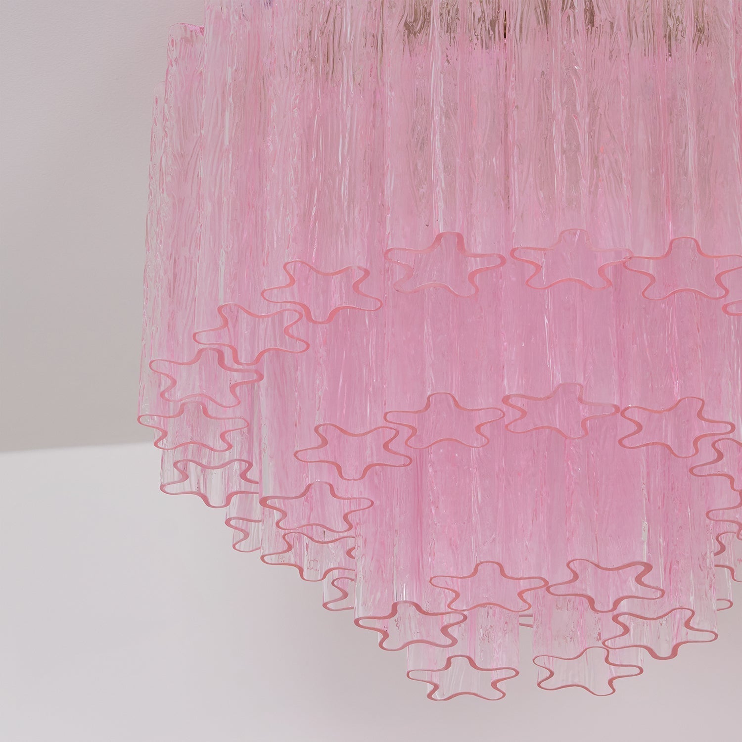 Murano Pink Glass Ceiling Light by FIFTH & BEAM — product view 17