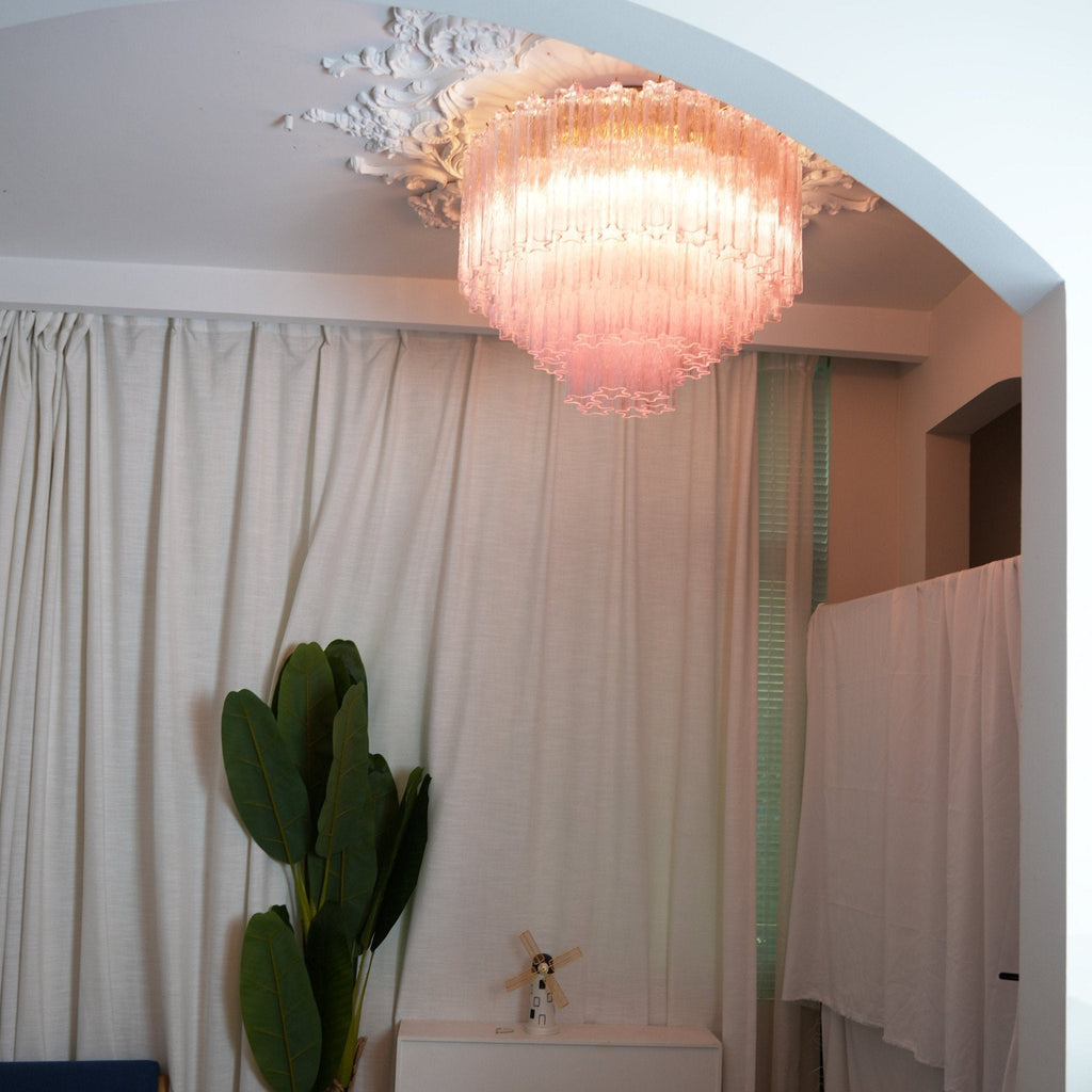 Murano Pink Glass Ceiling Light by FIFTH & BEAM — product view 41