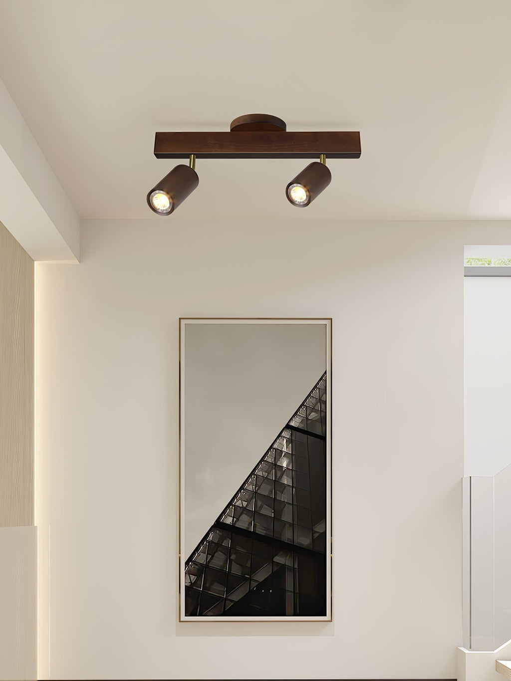 Natural Wood Beam Spotlight Light by FIFTH & BEAM — product view 9