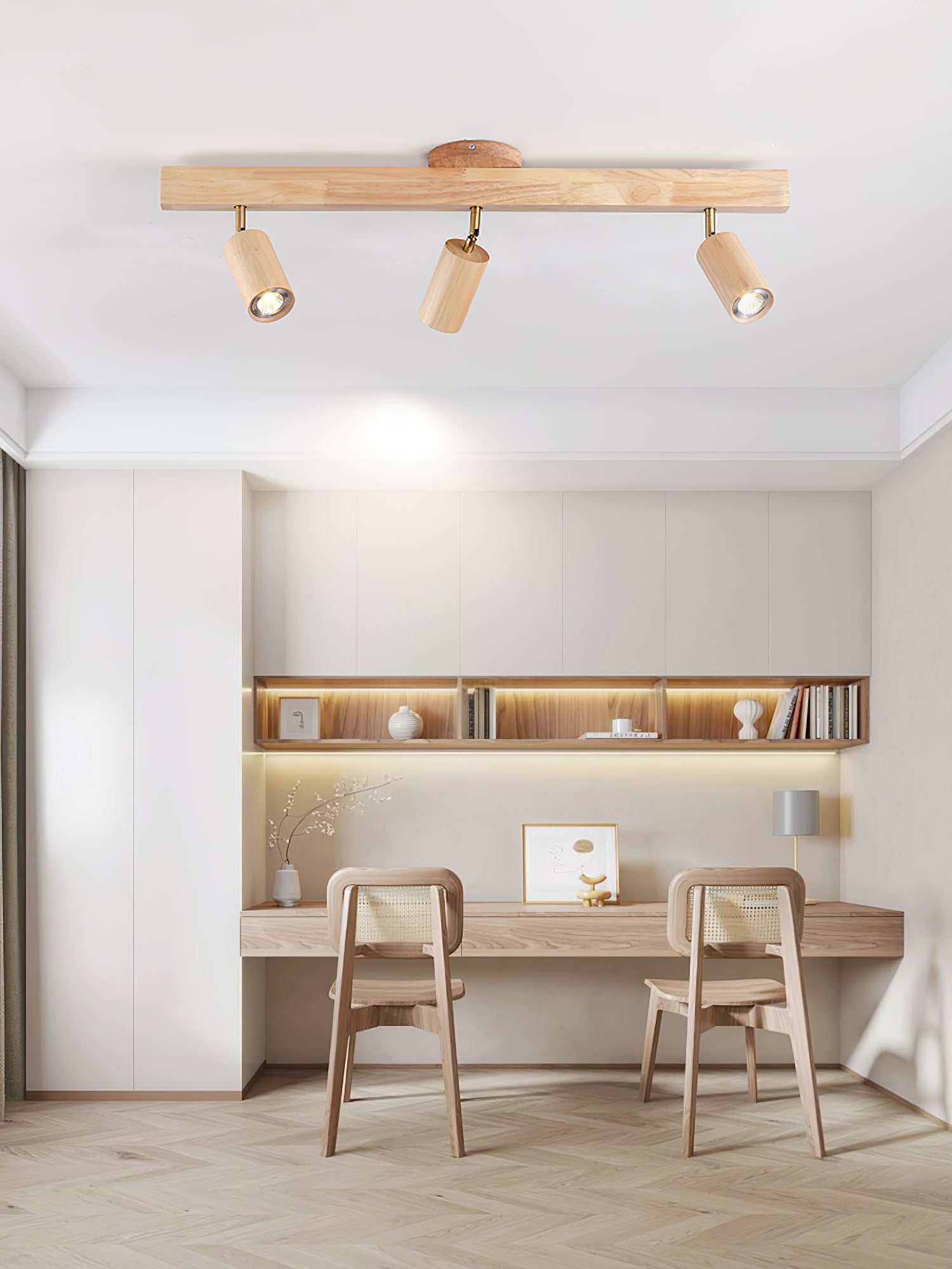 Natural Wood Beam Spotlight Light by FIFTH & BEAM — product view 7