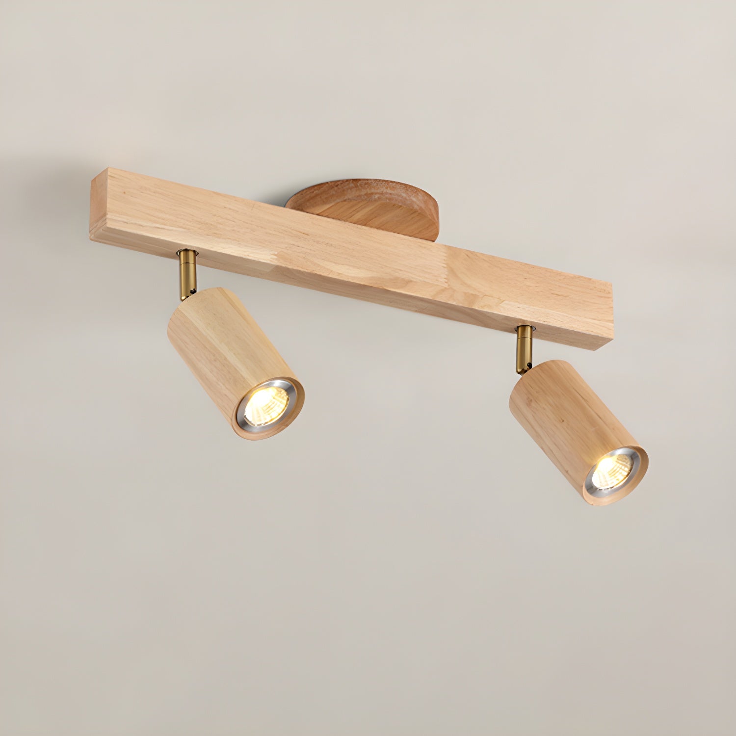 Natural Wood Beam Spotlight Light by FIFTH & BEAM — product view 15