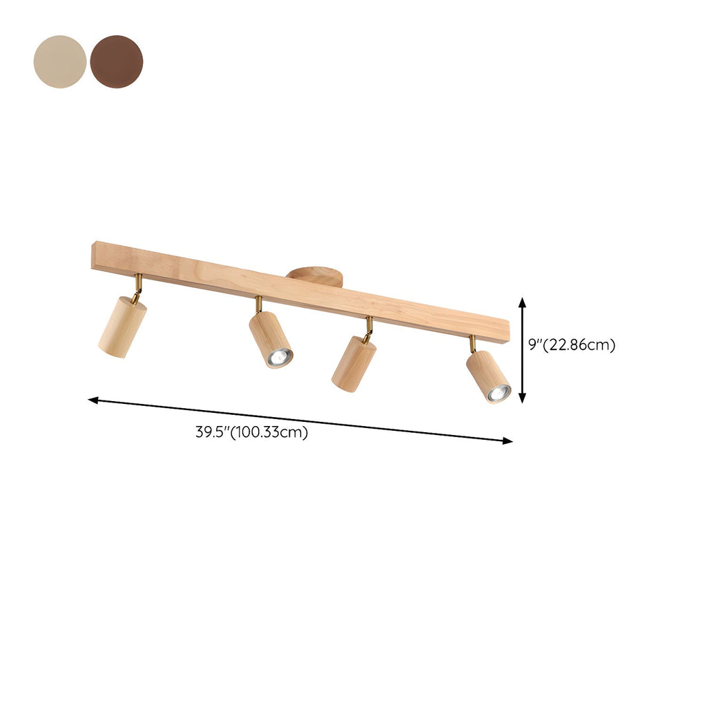 Natural Wood Beam Spotlight Light by FIFTH & BEAM — product view 21