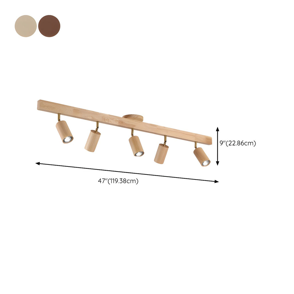 Natural Wood Beam Spotlight Light by FIFTH & BEAM — product view 25