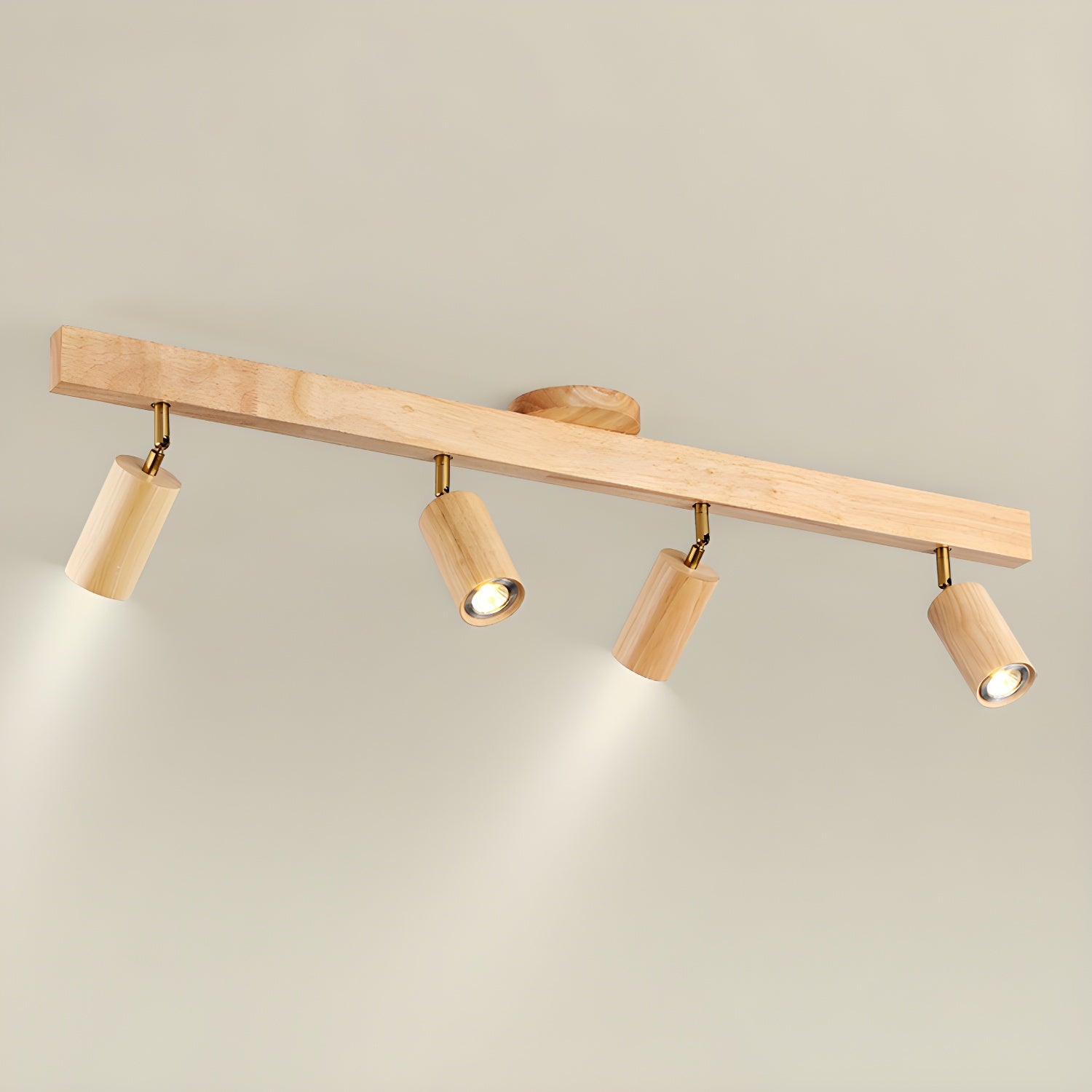 Natural Wood Beam Spotlight Light by FIFTH & BEAM — product view 26