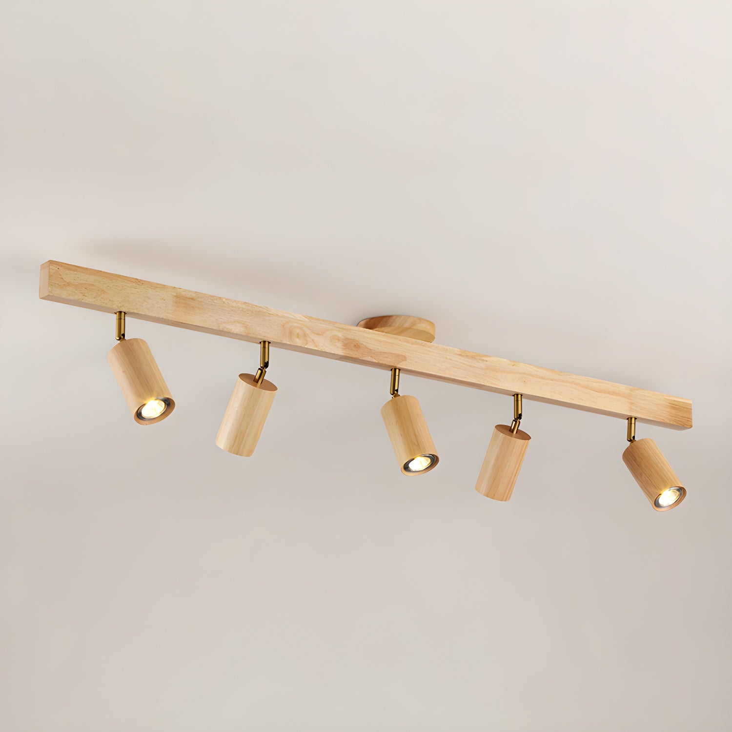 Natural Wood Beam Spotlight Light by FIFTH & BEAM — product view 13