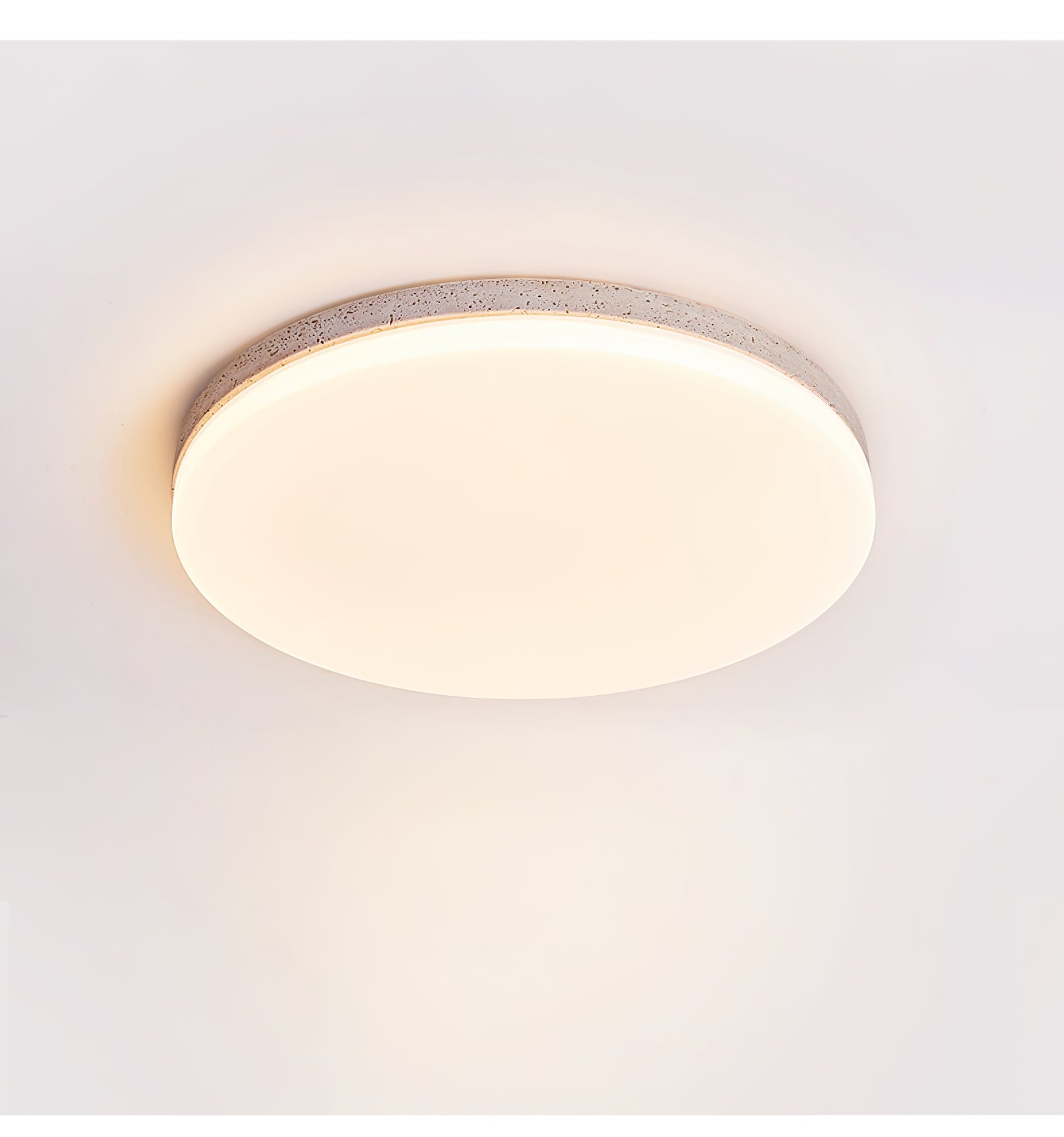 Noa Travertine Ceiling Light by FIFTH & BEAM — product view 11