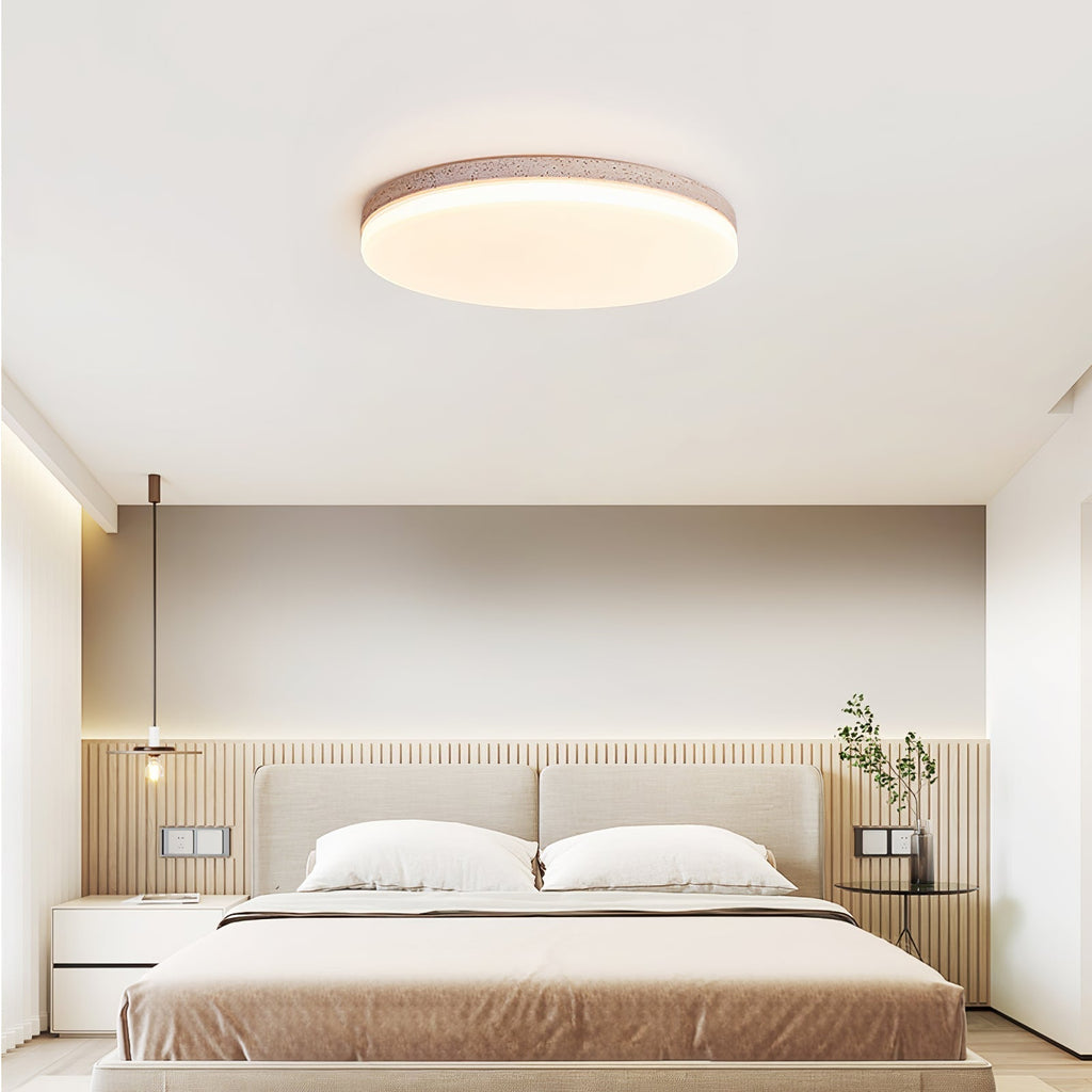 Noa Travertine Ceiling Light by FIFTH & BEAM — product view 5