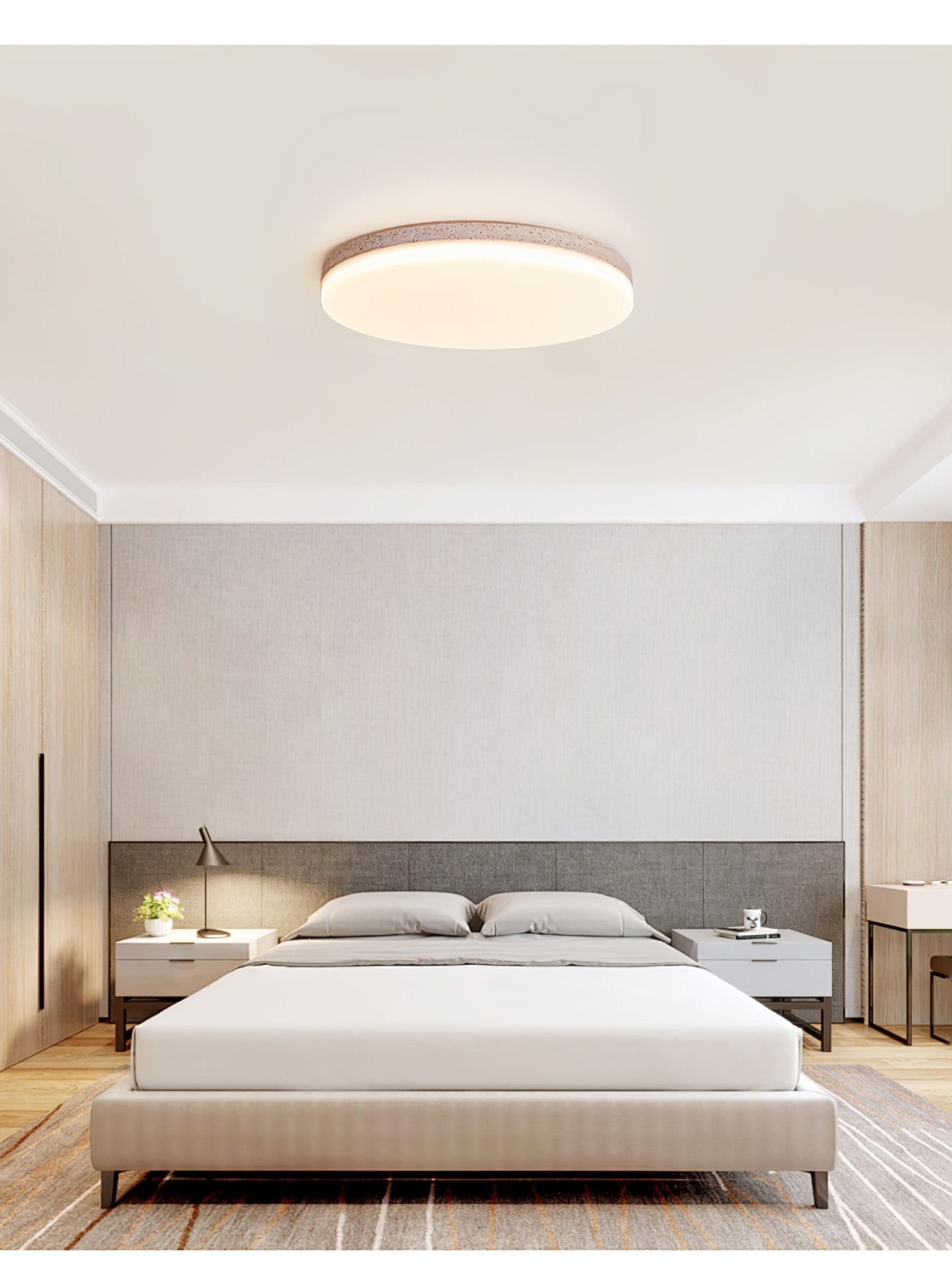 Noa Travertine Ceiling Light by FIFTH & BEAM — product view 8