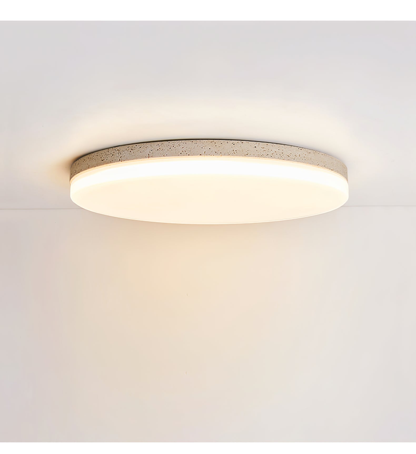 Noa Travertine Ceiling Light by FIFTH & BEAM — product view 9
