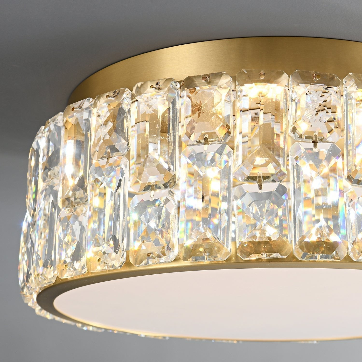 Noctis Crystal Ceiling Lamp by FIFTH & BEAM — product view 3