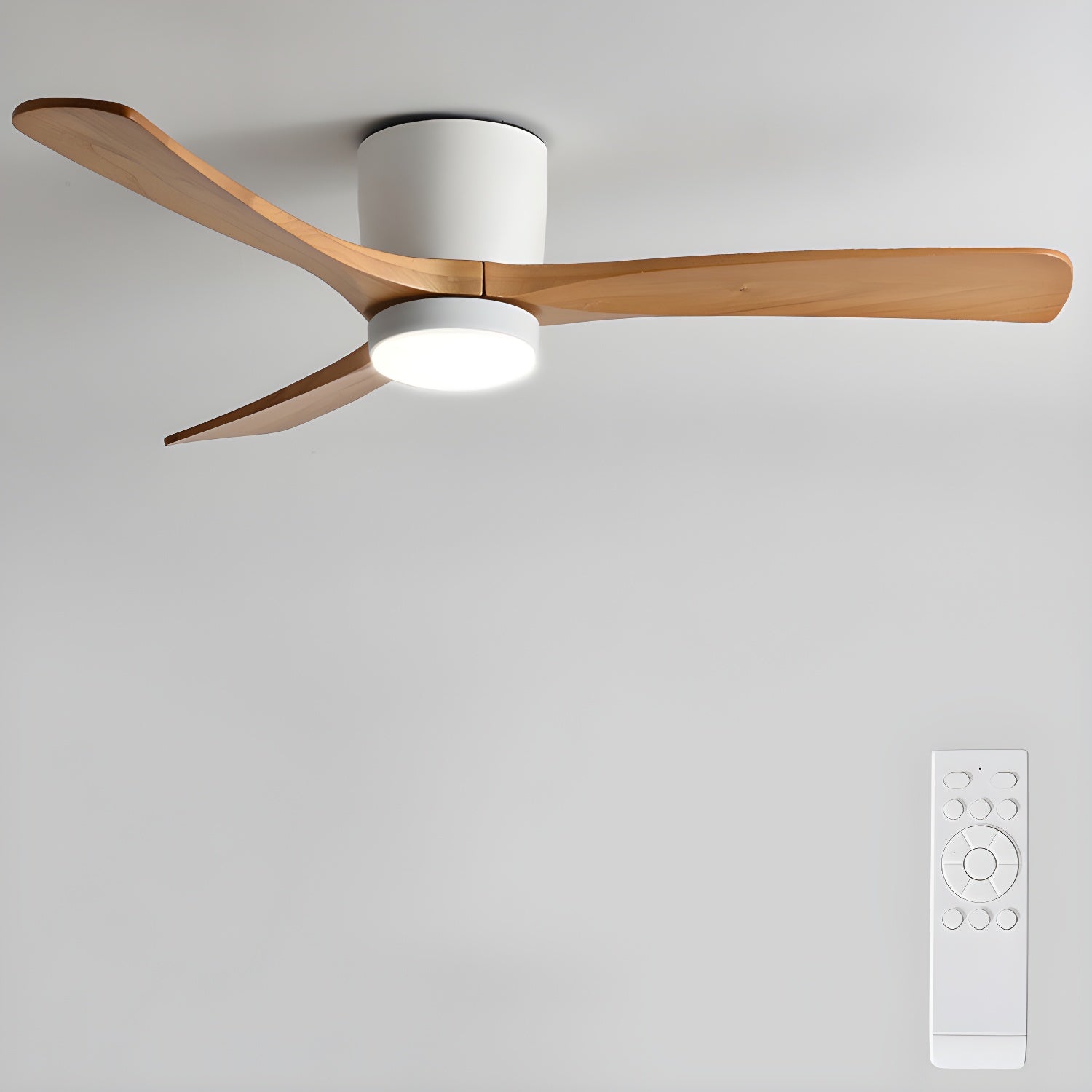 Nordic Wooden 42"/48" Ceiling Fan Light by FIFTH & BEAM — product view 14