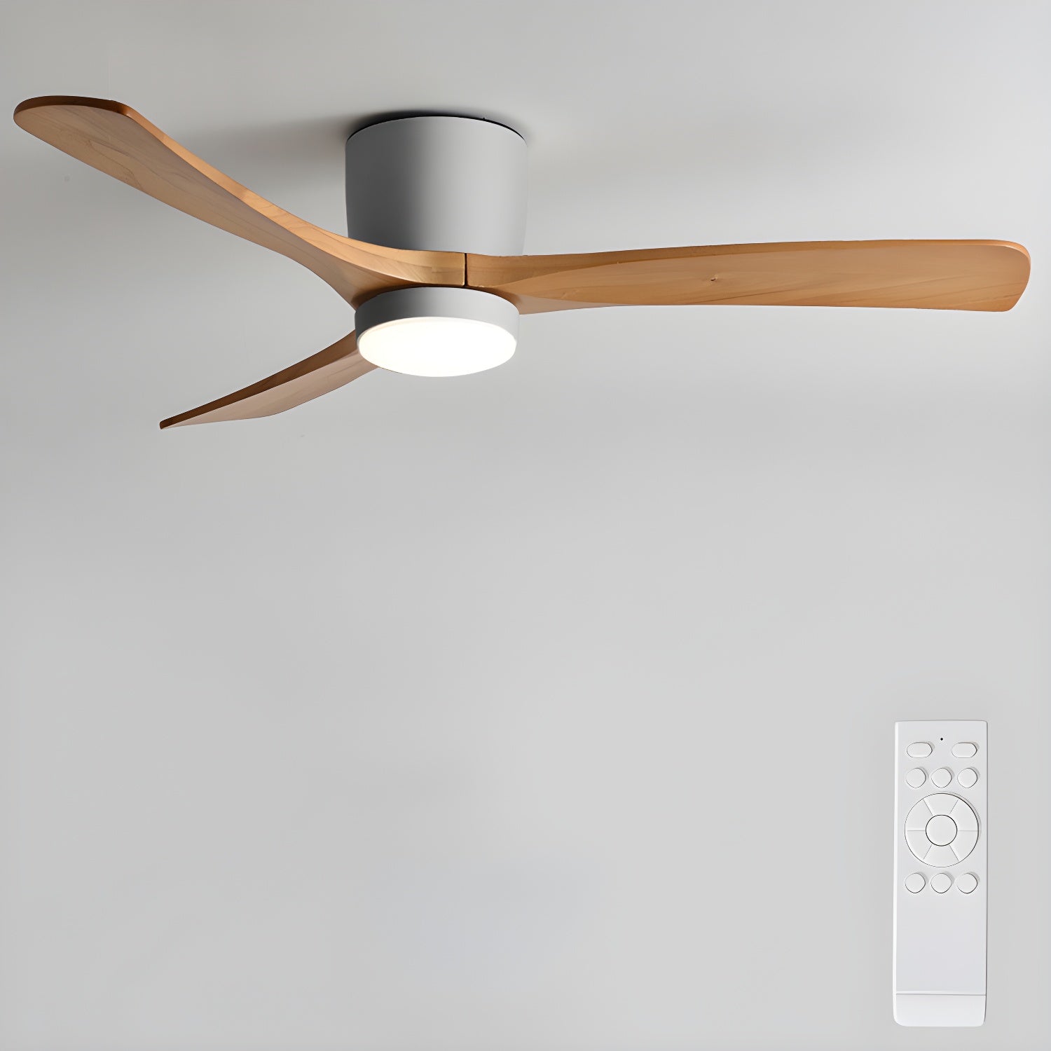 Nordic Wooden 42"/48" Ceiling Fan Light by FIFTH & BEAM — product view 15