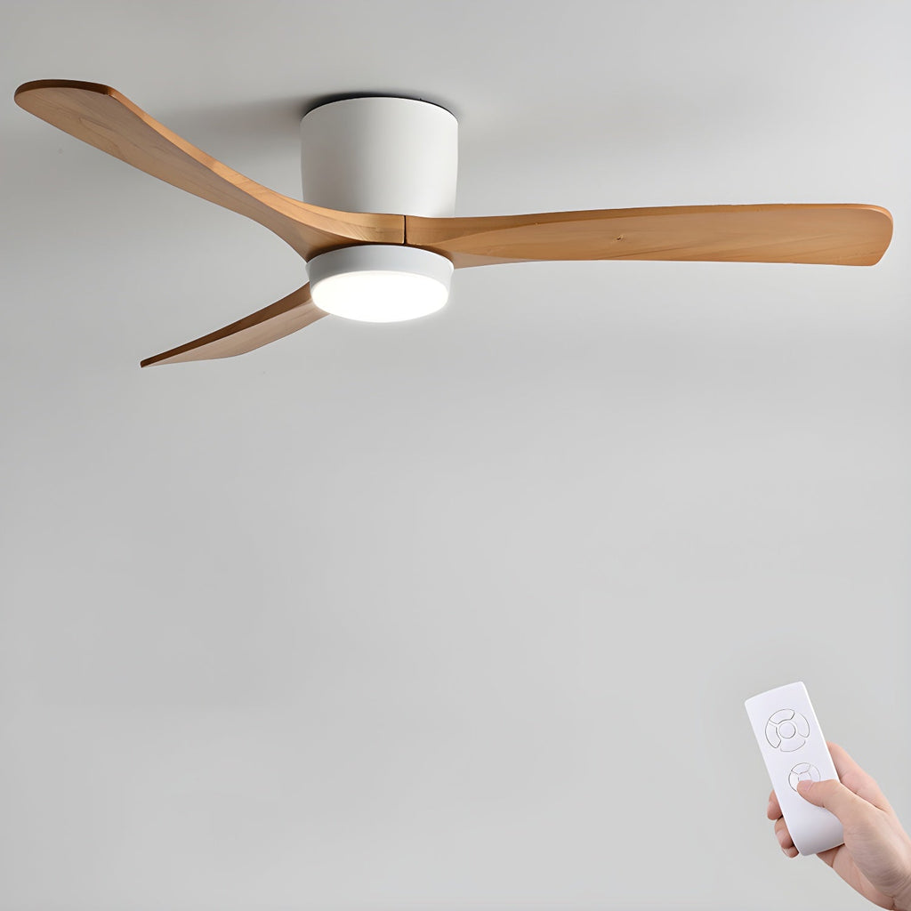 Nordic Wooden 42"/48" Ceiling Fan Light by FIFTH & BEAM — product view 19