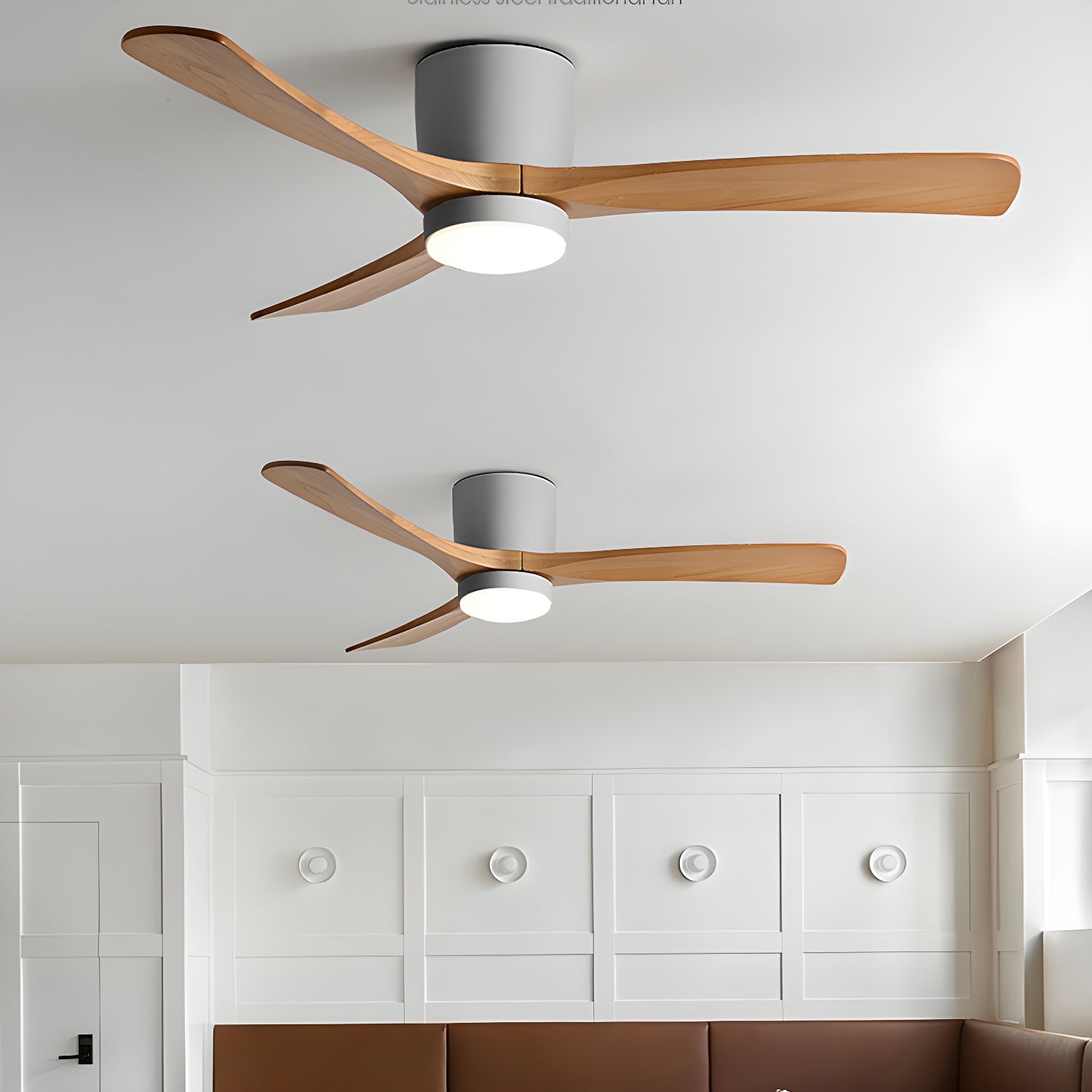 Nordic Wooden 42"/48" Ceiling Fan Light by FIFTH & BEAM — product view 7