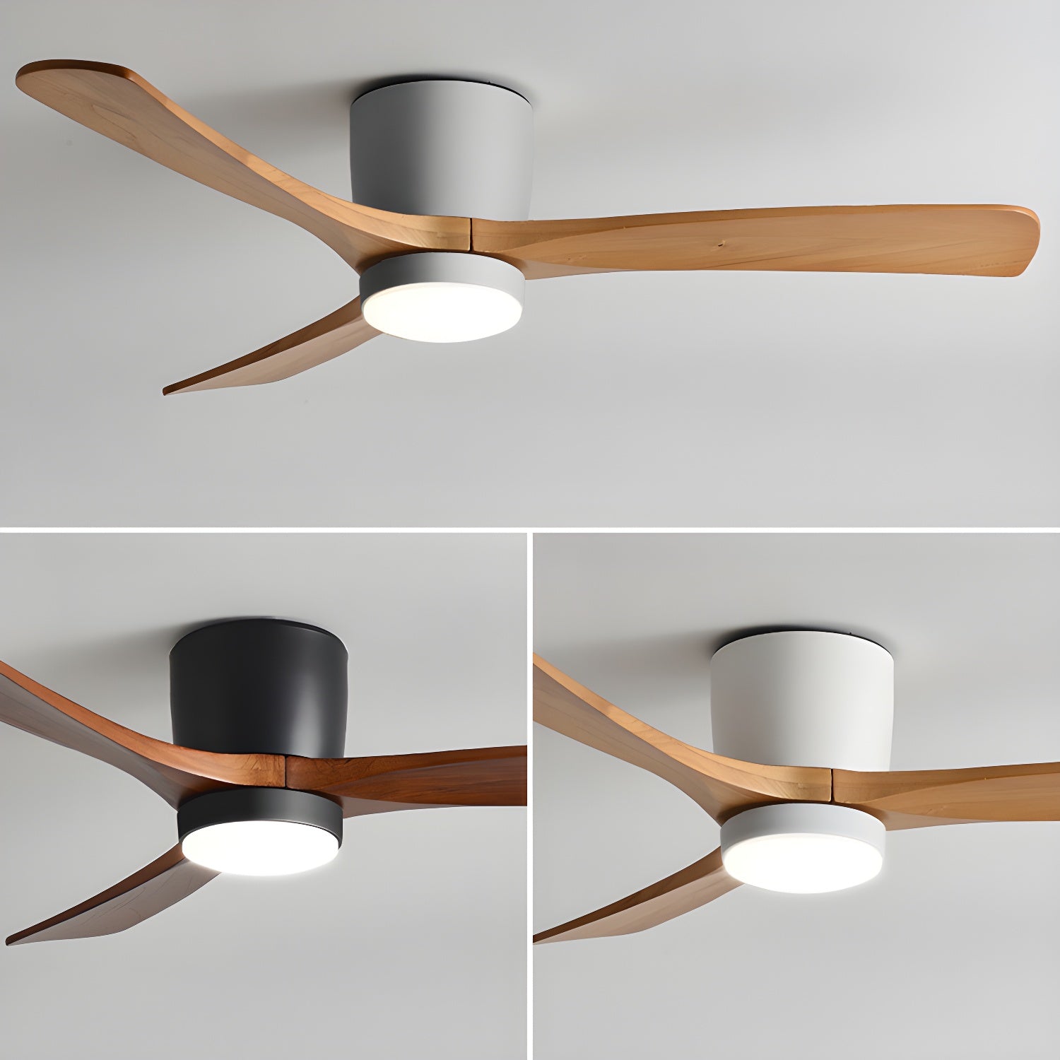 Nordic Wooden 42"/48" Ceiling Fan Light by FIFTH & BEAM — product view 9