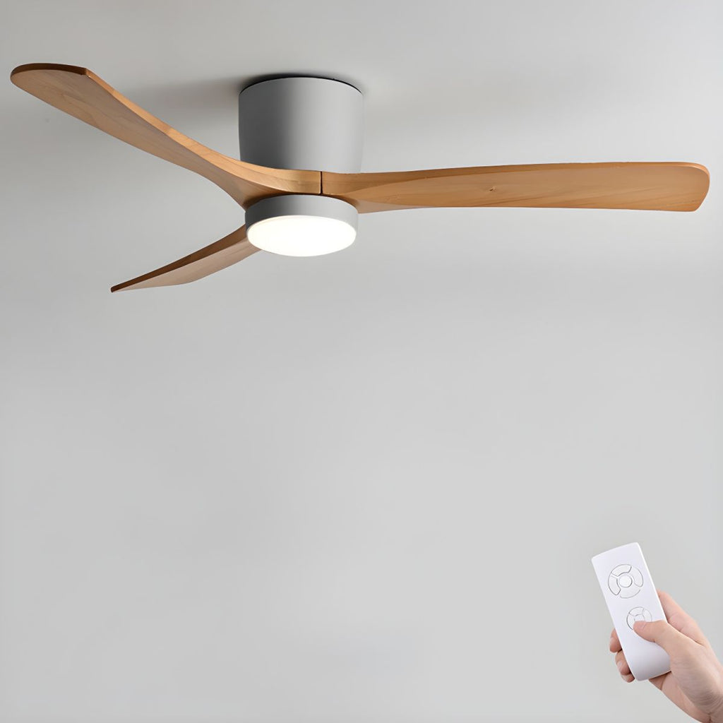 Nordic Wooden 42"/48" Ceiling Fan Light by FIFTH & BEAM — product view 17