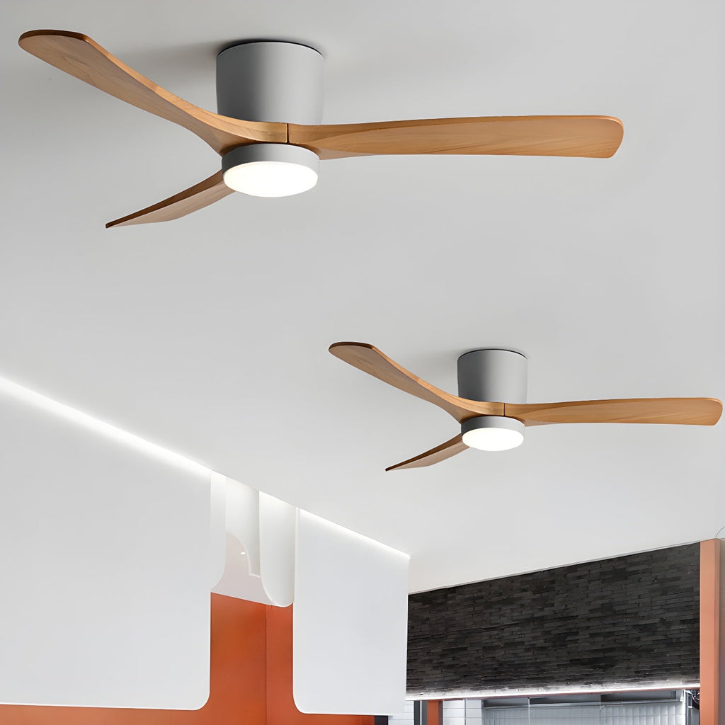 Nordic Wooden 42"/48" Ceiling Fan Light by FIFTH & BEAM — product view 2