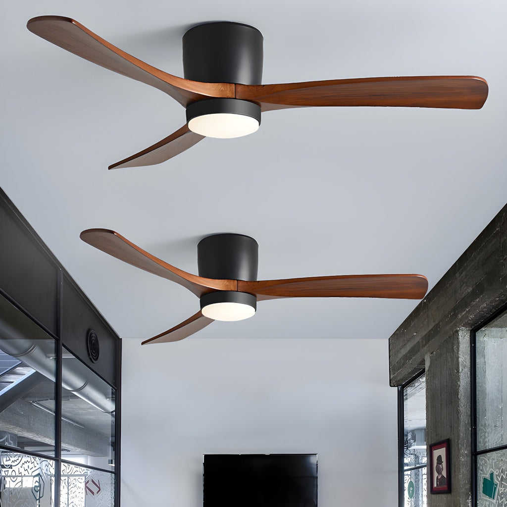 Nordic Wooden 42"/48" Ceiling Fan Light by FIFTH & BEAM — product view 3