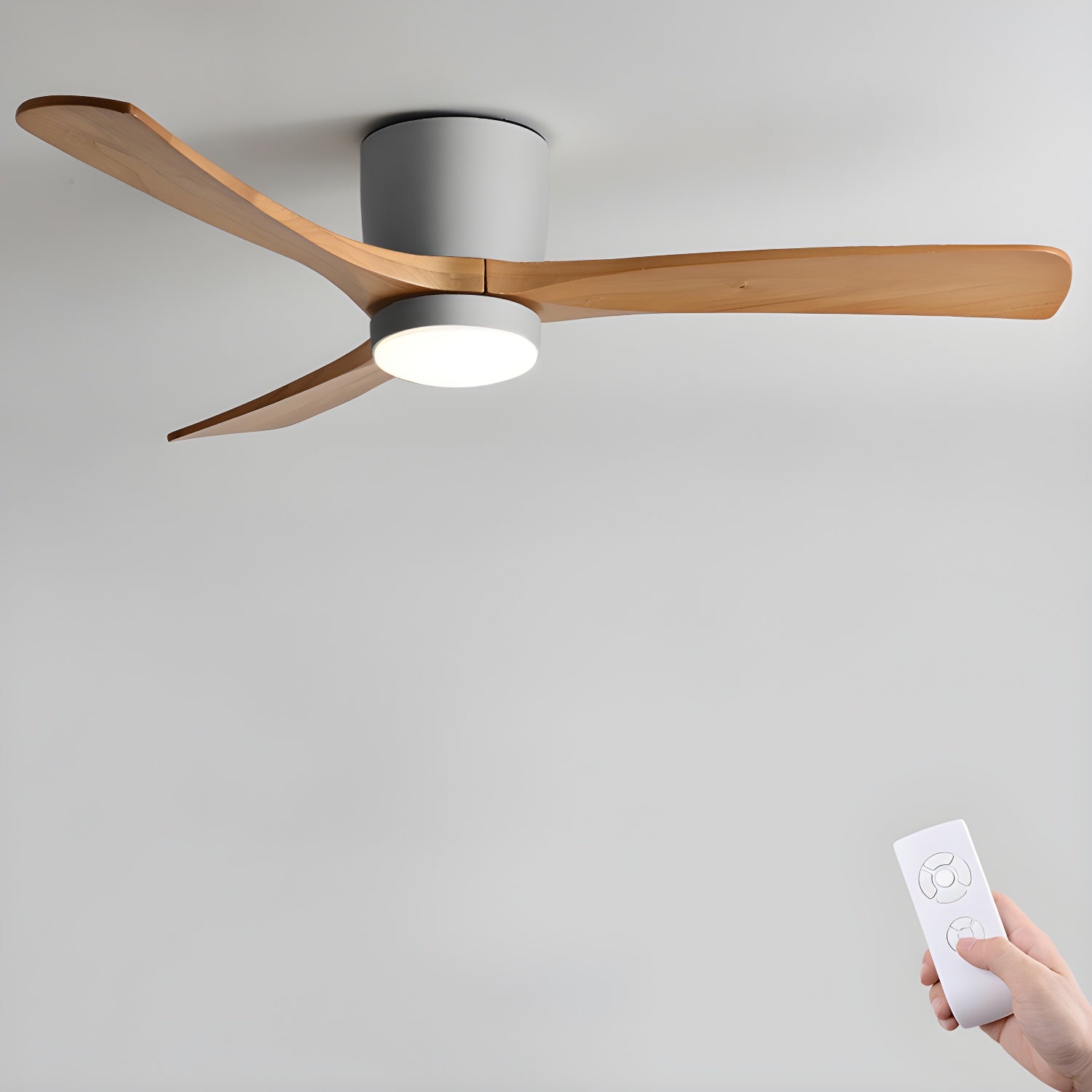 Nordic Wooden 42"/48" Ceiling Fan Light by FIFTH & BEAM — product view 6