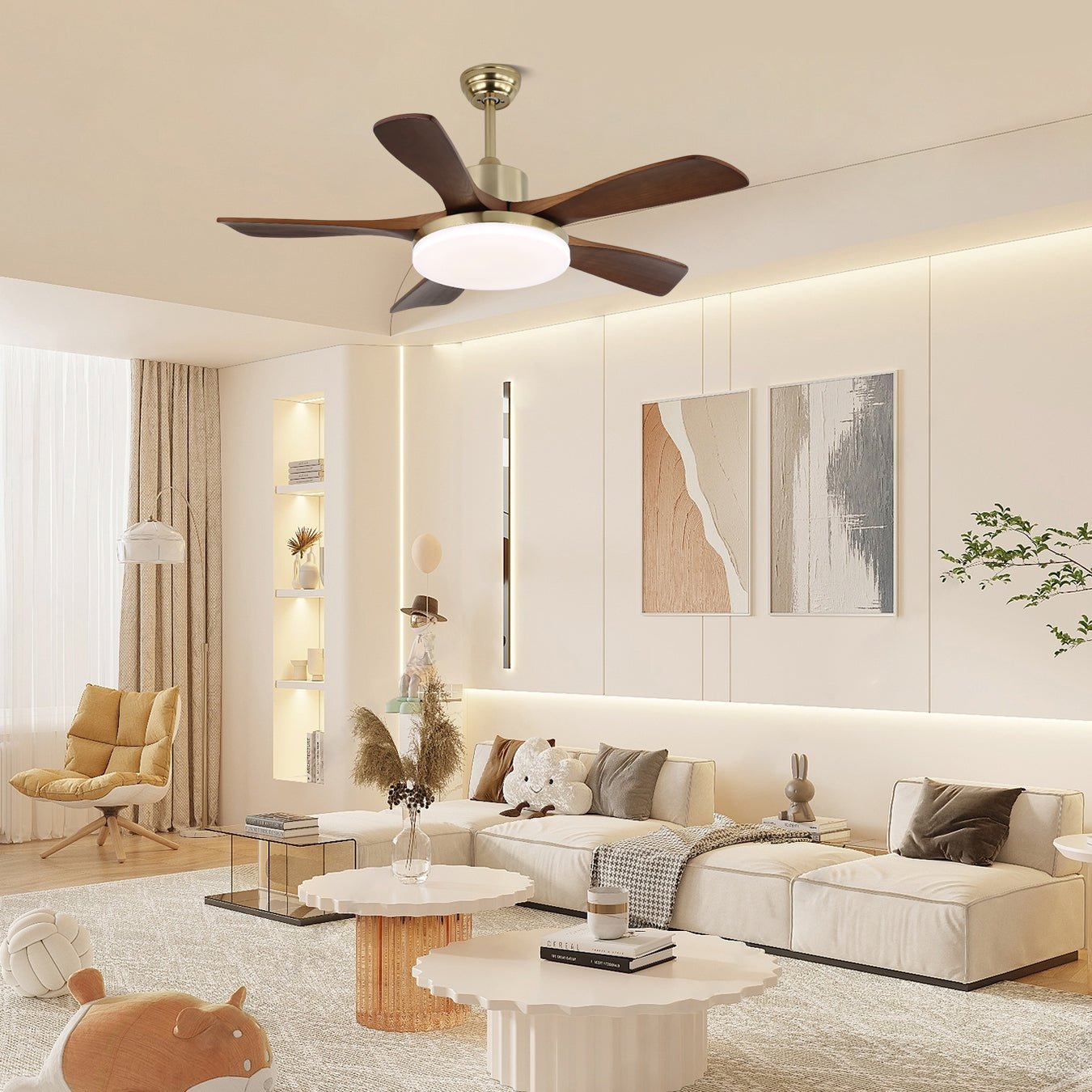 Nova Breeze Ceiling Fan Light by FIFTH & BEAM — product view 6
