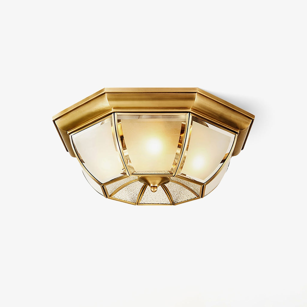Bowl Shaped Brass Ceiling Lamp by FIFTH & BEAM — product view 21