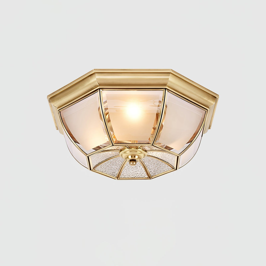 Bowl Shaped Brass Ceiling Lamp by FIFTH & BEAM — product view 17