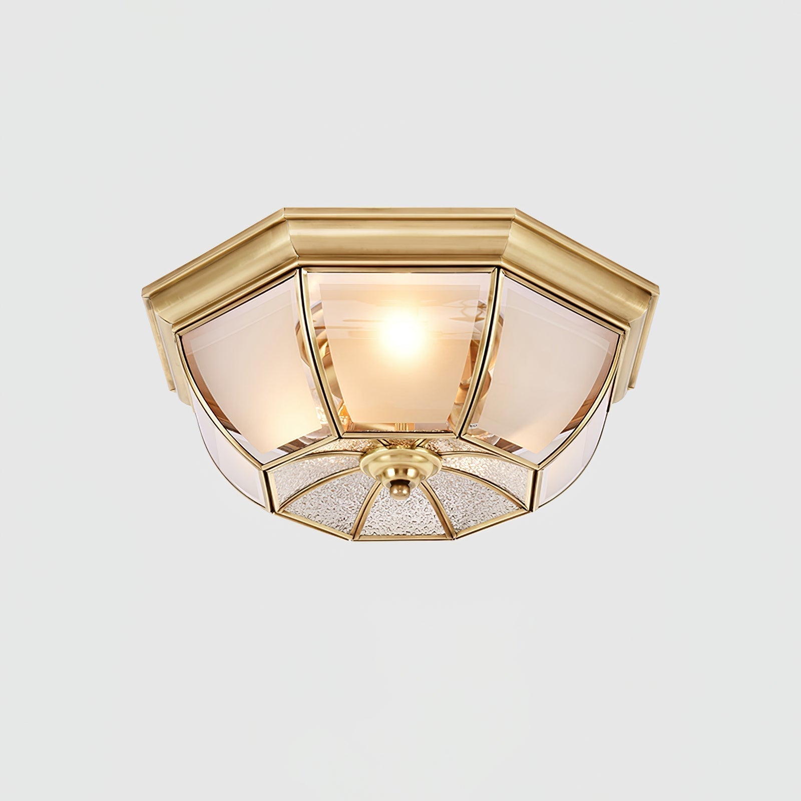 Bowl Shaped Brass Ceiling Lamp by FIFTH & BEAM — product view 17